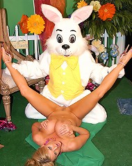 Kelly meets the Easter bunny and gets fucked like a rabbit.
